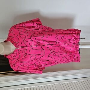 Weimostar Pink Cat Cycling Top Size 2XL
